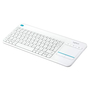 Клавиатура Logitech K400 Plus Touch Wireless UA White (920-007146) - 2