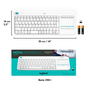 Клавиатура Logitech K400 Plus Touch Wireless UA White (920-007146) - 7