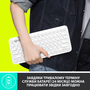 Клавиатура Logitech K380 for MAC Multi-Device Bluetooth UA Off-White (920-010407) - 4