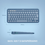 Клавиатура Logitech K380 for MAC Multi-Device Bluetooth UA Blueberry (920-011180) - 7