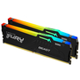 Модуль памяти для компьютера DDR5 16GB (2x8GB) 5200 MHz FURY Beast RGB Kingston Fury (ex.HyperX) (KF552C40BBAK2-16) - 1