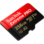 Карта памяти SanDisk 256 GB microSDXC UHS-I U3 Extreme Pro+SD Adapter (SDSQXCD-256G-GN6MA) - 2