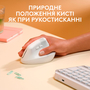 Мышка Logitech Lift for Mac Vertical Ergonomic Mouse Off White (910-006477) - 2