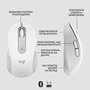 Мышка Logitech Signature M650 L Wireless Mouse for Business Off-White (910-006349) - 5