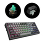 Клавиатура Dark Project KD83A PBT Mechanical Gateron Cap Teal Black (DP-KD-83A-004100-GTC) - 4