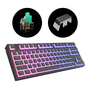 Клавиатура Dark Project KD87A PBT Mechanical Gateron Cap Teal Black (DP-KD-87A-007700-GTC) - 5