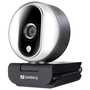 Веб-камера Sandberg Streamer Webcam Pro Full HD Autofocus Ring Light Black (134-12) - 1