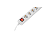 Сетевой удлинитель 2E 5XSchuko з вимикачем,1.5м, white (2E-U05ESM1.5) - 3