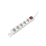 Сетевой удлинитель 2E 5XSchuko з вимикачем,5м, white (2E-U05ES15M5) - 2