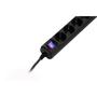 Сетевой удлинитель 2E 5XSchuko з вимикачем, 5м, black (2E-U05ES15M5BK) - 3