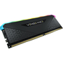 Модуль памяти для компьютера DDR4 16GB 3600 MHz Vengeance RGB RS Black Corsair (CMG16GX4M1D3600C18) - 1