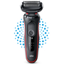 Электробритва Braun Series 5 51-R1000s BLACK / RED - 6