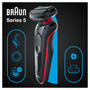 Электробритва Braun Series 5 51-R1200s BLACK / RED - 3