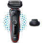 Электробритва Braun Series 5 51-R1200s BLACK / RED - 4