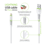 Дата кабель USB 2.0 AM to Lightning 2.0m CBFLEXL2 white Intaleo (1283126521416) - 3