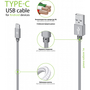 Дата кабель USB 2.0 AM to Type-C 1.0m CBGNYT1 grey Intaleo (1283126489136) - 3