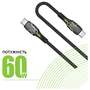 Дата кабель Type-C to Type-C 1.2m CBGPD60WTT1 60W grey Intaleo (1283126518096) - 3