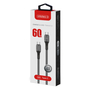 Дата кабель Type-C to Type-C 2.0m CBGPD60WTT2 60W grey Intaleo (1283126518102) - 1