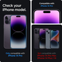 Стекло защитное Spigen Apple Iphone 14 Pro Glas tR EZ Fit (2 Pack), Clear (AGL05214) - 7