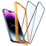 Стекло защитное Spigen Apple Iphone 14 Pro Max Glas tR Align Master FC (2 Pack), Blac (AGL05204) - 9