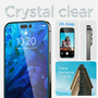 Стекло защитное Spigen Apple Iphone 14 Pro Max Glas tR EZ Fit (2 Pack), Clear (AGL05202) - 4