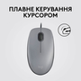 Мышка Logitech M110 Silent USB Mid Gray (910-006760) - 3