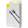 Дата кабель USB 2.0 AM to Lightning 1.0m CACS 2.4A 90 Legend Series Elbow Blue Baseus (CACS000003) - 4