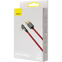 Дата кабель USB 2.0 AM to Lightning 1.0m CACS 2.4A 90 Legend Series Elbow Red Baseus (CACS000009) - 4