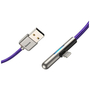 Дата кабель USB 3.1 AM to Lightning 2.0m CAL7C 1.5A 90 Purple Baseus (CAL7C-B05) - 1