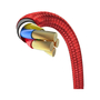 Дата кабель USB 3.1 AM to Lightning 2.0m CAL7C 1.5A 90 Red Baseus (CAL7C-B09) - 5