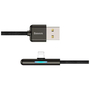 Дата кабель USB 3.1 AM to Lightning 2.0m CAL7C 1.5A 90 Black Baseus (CAL7C-B01) - 2