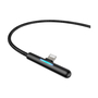 Дата кабель USB 3.1 AM to Lightning 2.0m CAL7C 1.5A 90 Black Baseus (CAL7C-B01) - 3