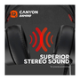 Наушники Canyon Interceptor GH-8A Black-Orange (CND-SGHS8A) - 8