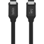Дата кабель USB4 USB-C to USB-C 0.8m 40Gbps 100W Black Belkin (INZ001BT0.8MBK) - 3