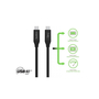 Дата кабель USB4 USB-C to USB-C 0.8m 40Gbps 100W Black Belkin (INZ001BT0.8MBK) - 5