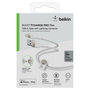 Дата кабель USB 2.0 AM to Lightning 1.0m white Belkin (CAA010BT1MWH) - 1
