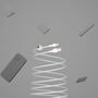 Дата кабель USB 2.0 AM to Lightning 1.0m white Belkin (CAA010BT1MWH) - 8