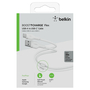 Дата кабель USB 2.0 AM to Type-C 2.0m white Belkin (CAB008BT2MWH) - 1