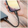 Дата кабель ColorWay USB-C to Lightning 0.3m 3А black (CW-CBPDCL054-BK) - 8 Дата кабель ColorWay USB-C to Lightning 0.3m 3А black (CW-CBPDCL054-BK) - 8