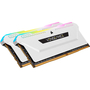 Модуль памяти для компьютера DDR4 32GB (2x16GB) 3600 MHz Vengeance RGB Pro SL White Corsair (CMH32GX4M2D3600C18W) - 1