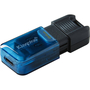 USB флеш накопитель Kingston 64GB DataTraveler 80 M USB-C 3.2 Blue/Black (DT80M/64GB) - 1