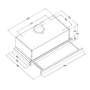 Вытяжка кухонная Borgio TLF (TR) 60 Inox - 5