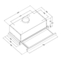 Вытяжка кухонная Borgio TLF (TR) 60 ivory - 5