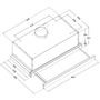Вытяжка кухонная Borgio TLC (TR) 60 White - 5