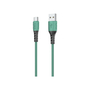 Дата кабель USB 2.0 AM to Type-C 1.0m PD-B51a Green Proda (PD-B51a-GR) - 1