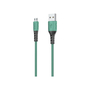 Дата кабель USB 2.0 AM to Micro 5P 1.0m PD-B51m Green Proda (PD-B51m-GR) - 1