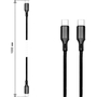 Дата кабель USB-C to USB-C 1.0m SC-230a black XoKo (XOKO SC-230a-BK) - 1