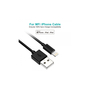 Дата кабель USB 2.0 AM to Lightning 1.2m 2.1A MFI Black Choetech (IP0026-BK) - 5