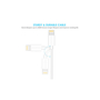 Дата кабель USB 2.0 AM to Lightning 1.8m 2.1A MFI White Choetech (IP0027-WH) - 2